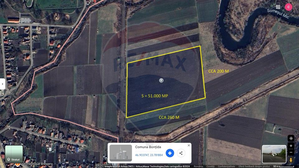 Teren Investitii 2.5 Ha | Zona Tetarom III Rascruci