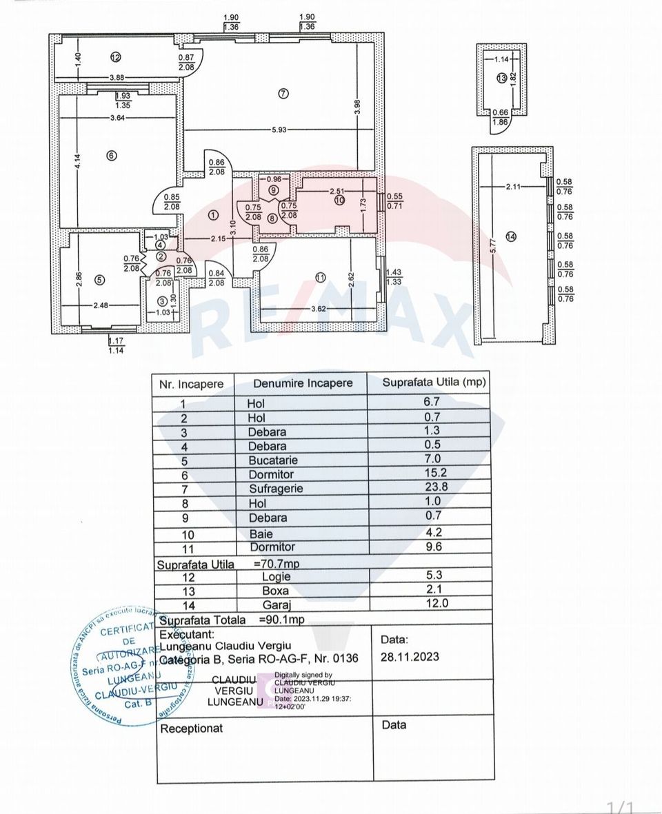 Apartament deosebit 3 camere de vanzare in zona Dorobanti - Beller