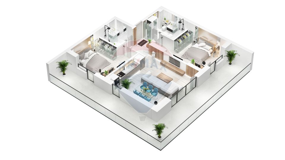 3 room Apartment for sale, Nord area