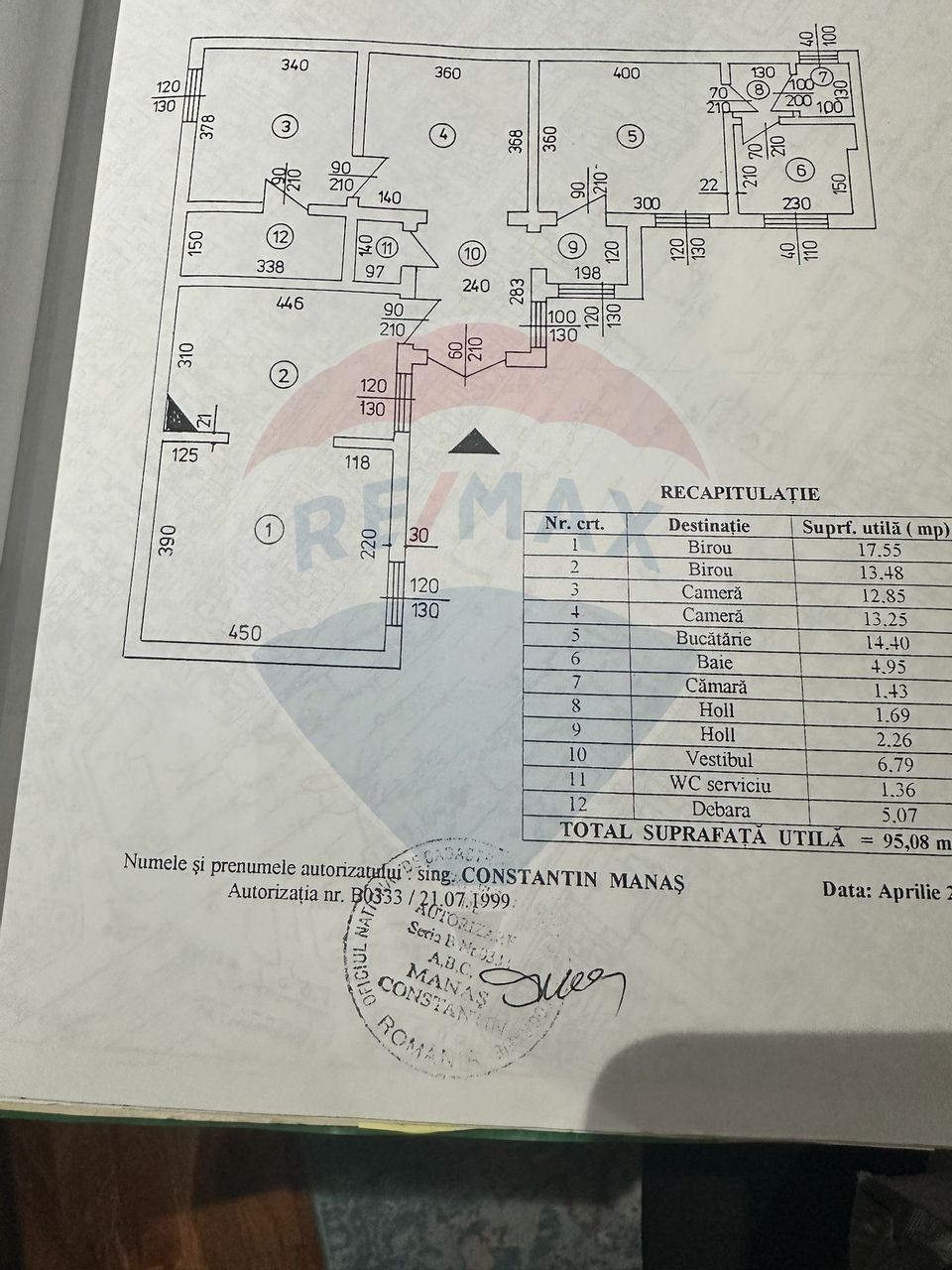 Spatiu de birouri in zona Aviatorilor – 95 mp utili + garaj 30 mp
