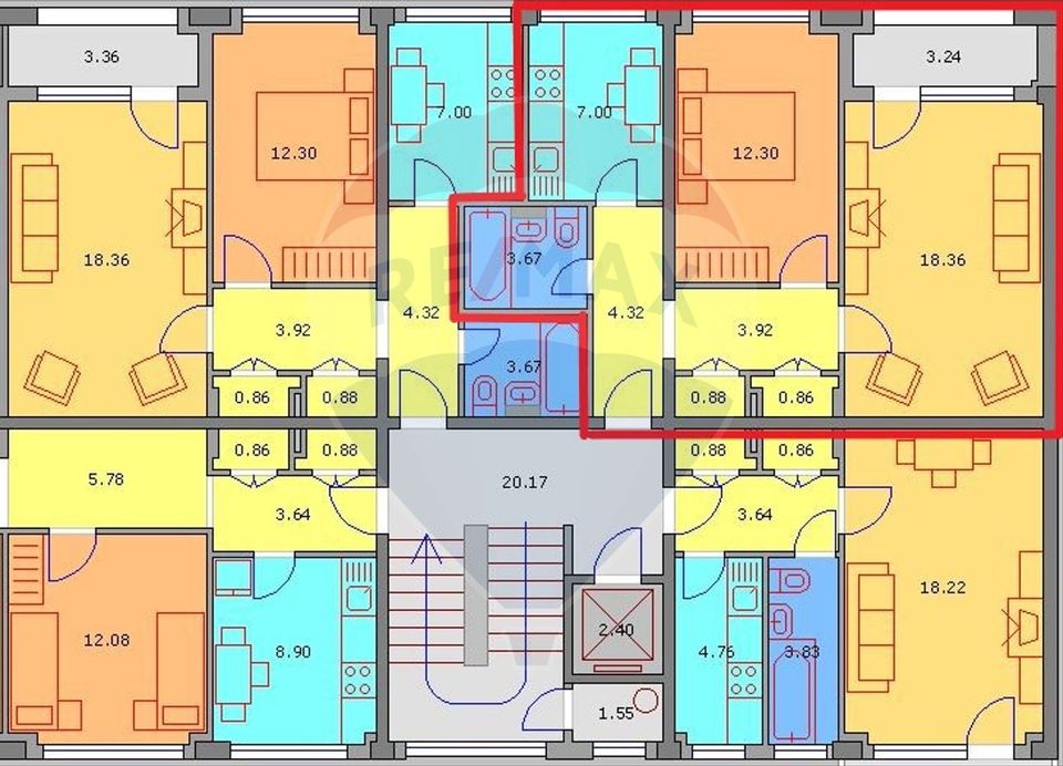 Apartament 2 camere inchiriere in bloc, Bucuresti, Theodor Pallady