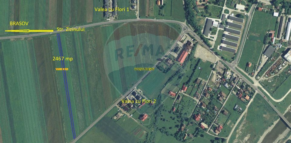 Land 2,467sqm Tarlungeni / Strada Zizinului