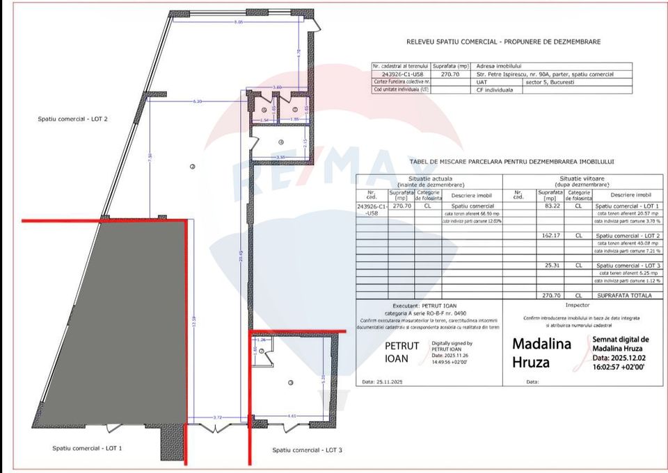 Spațiu comercial 200mp | 2025 | ROI 10% | Vitrina 9ml | 13 Septembrie