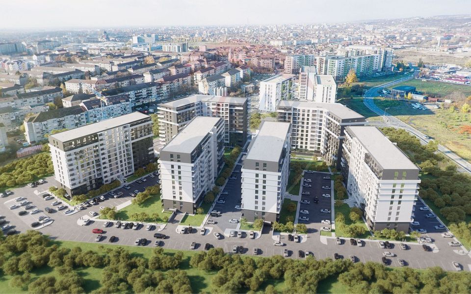 Apartamente noi Oradea, 3 camere și terasă 25,8 mp de vânzare, Nufărul