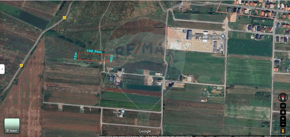 Land 1,632sqm Cihei / Soseaua Principala