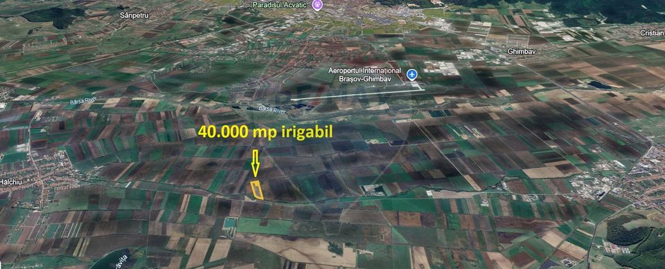 Teren 40,000mp irigabil Codlea / DJ 112A