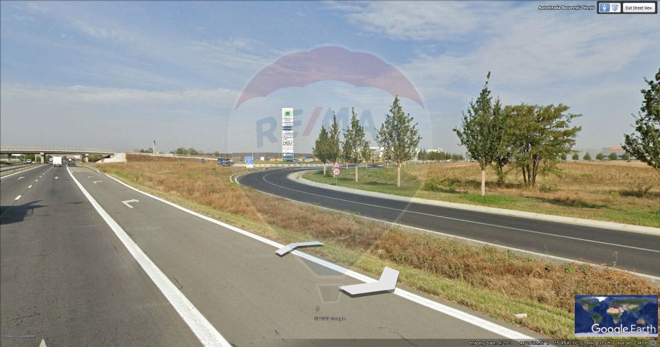 Teren intravilan 93,000mp / Autostrada A1/km 23