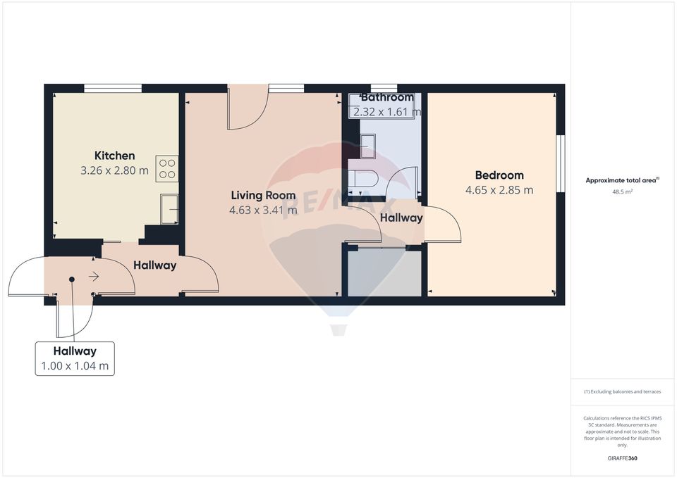 2 room Apartment for sale, Gemenii area