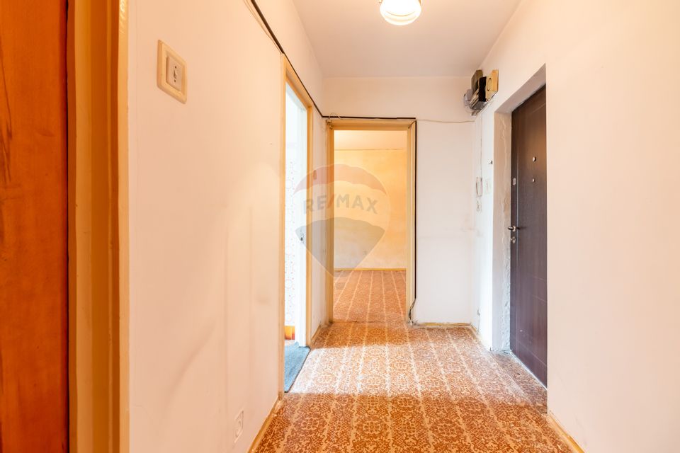 2 rooms apt, lower floor, 4min subway, Obor / Mosilor