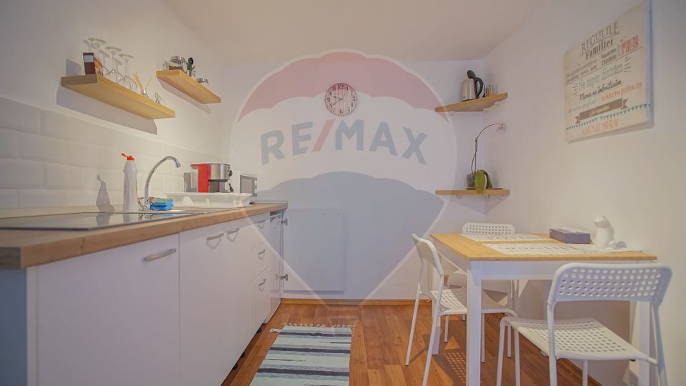 Apartament cu o cameră pe strada Poarta Schei, în inima Brașovului