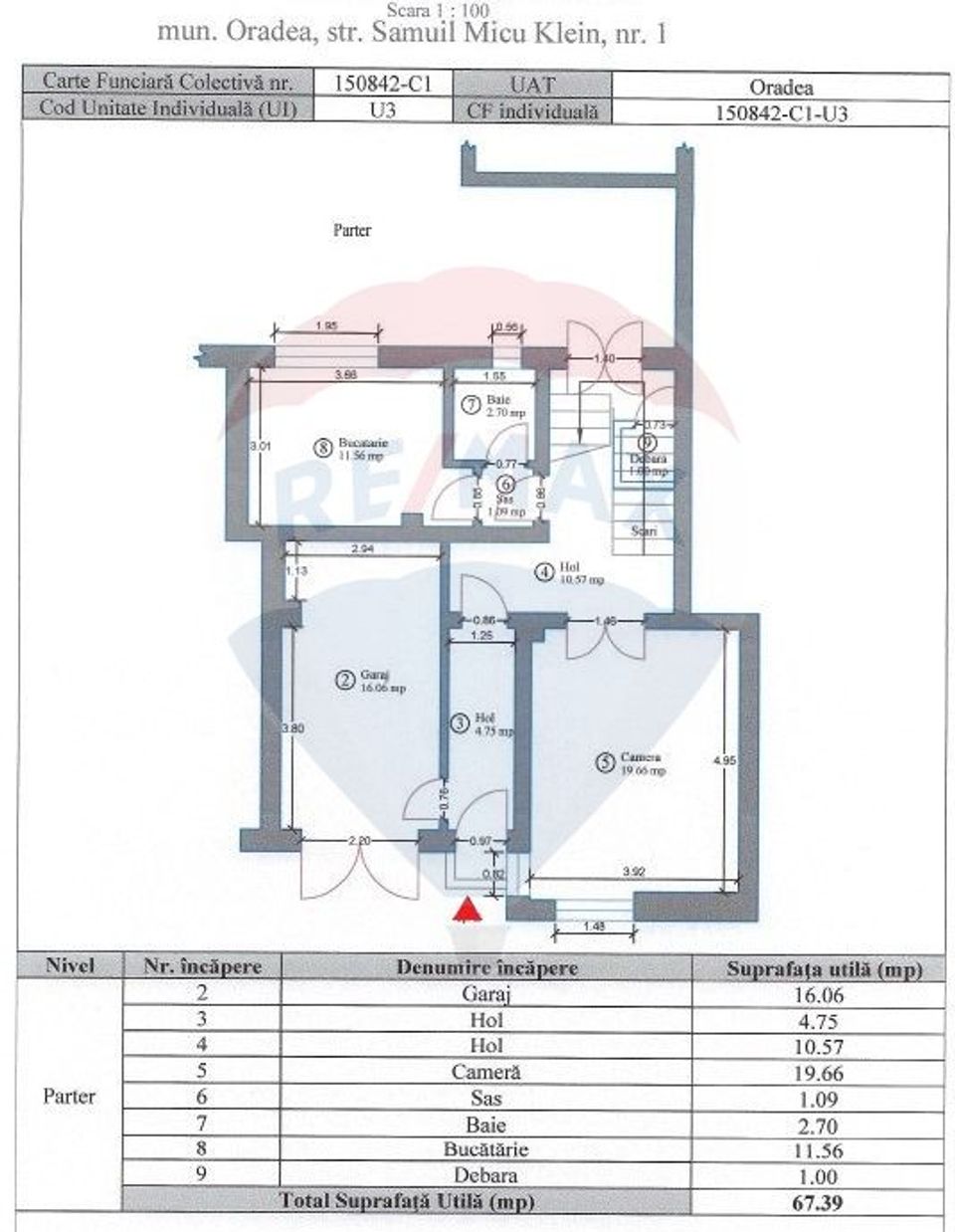 Duplex cu 7 Camere De Vânzare Ultracentral Oradea Str S.M. Klein Nr. 1