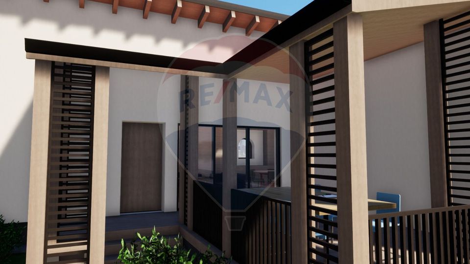 Teren Sacele- zona Kaufland, 500mp, cu proiect, AC, fundatie 150mp