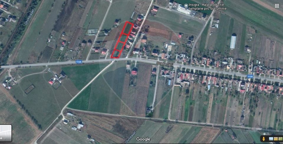 Comision 0% Teren intravilan Bod Sat, Strada Garii, 1000mp