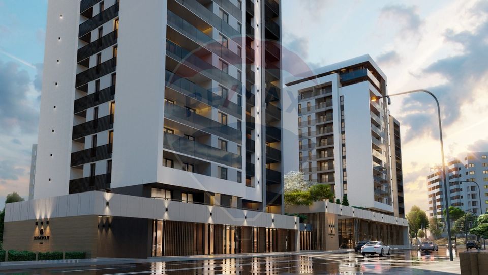 Apartament cu 2 camere, Cosmopolit