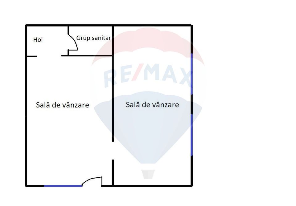 Spațiu comercial 40mp de închiriat în zona UTA