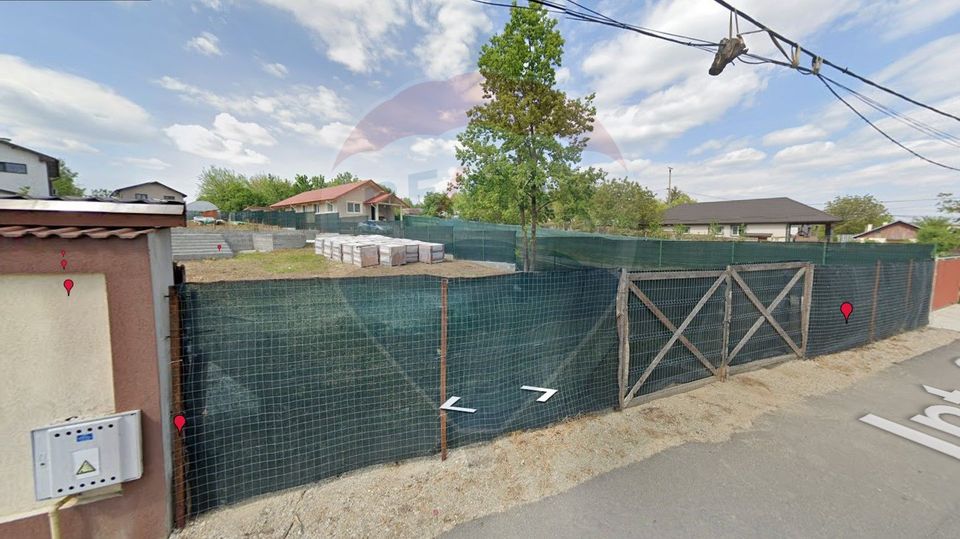 Land for sale, 1,000sqm, Balotesti with project and authorization
