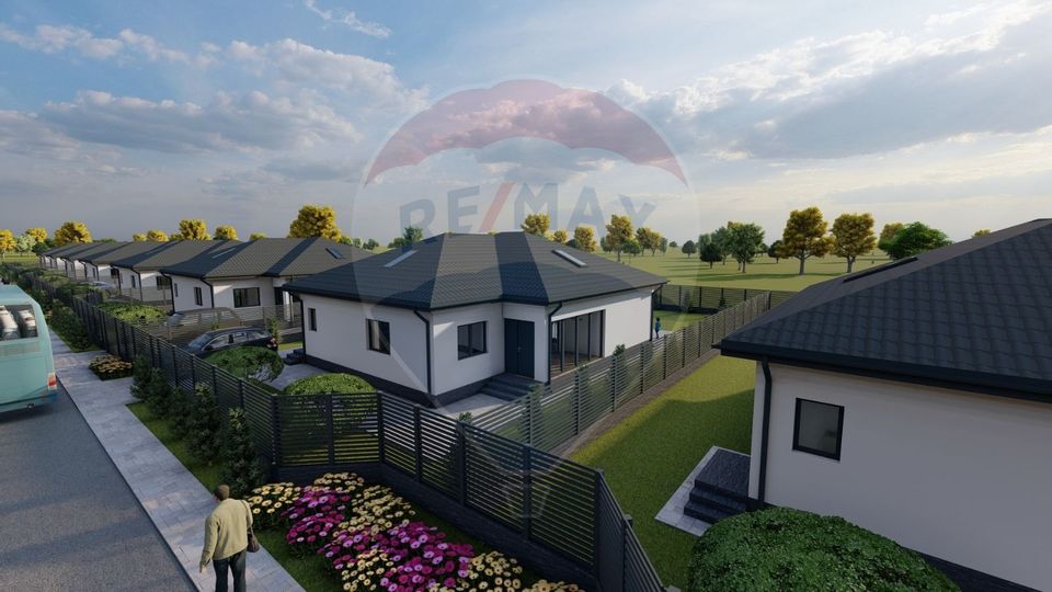 Casă individuală 4 Camere Băldana, Dâmbovița predare 2025 teren 573 mp