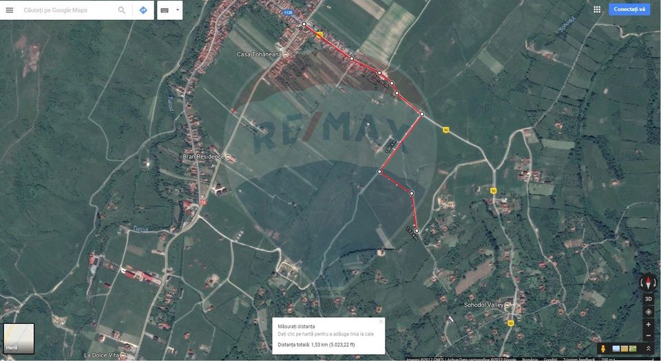 Teren Bran -Sohodol, Strada La mesteceni, 6900mp