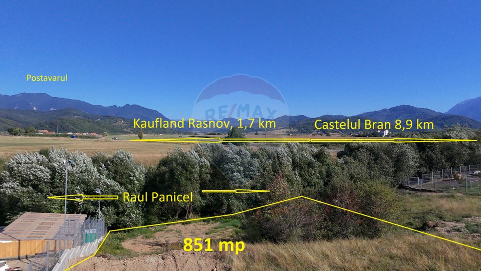 851 mp, Pârâu in spate - Brașov | Centrul echitație și Complex Pănicel