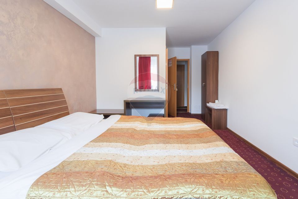 Hotel cu 23 unități de cazare, 2 săli de ședință, locație excelentă