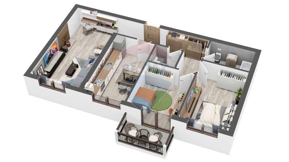 Apartament modern de 74 mp în Șelimbăr