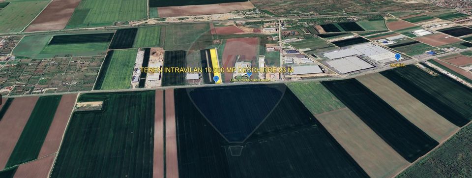 Land 10000 sqm Branesti-Islaz DN3 All Utilities Industrial Area