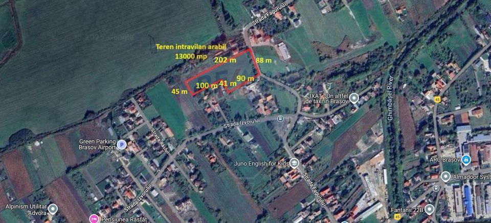 Land 13,000sqm Brasov / Strada Fagurului