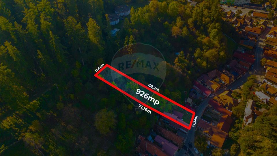 Land 926sqm Rasnov / Strada Closca