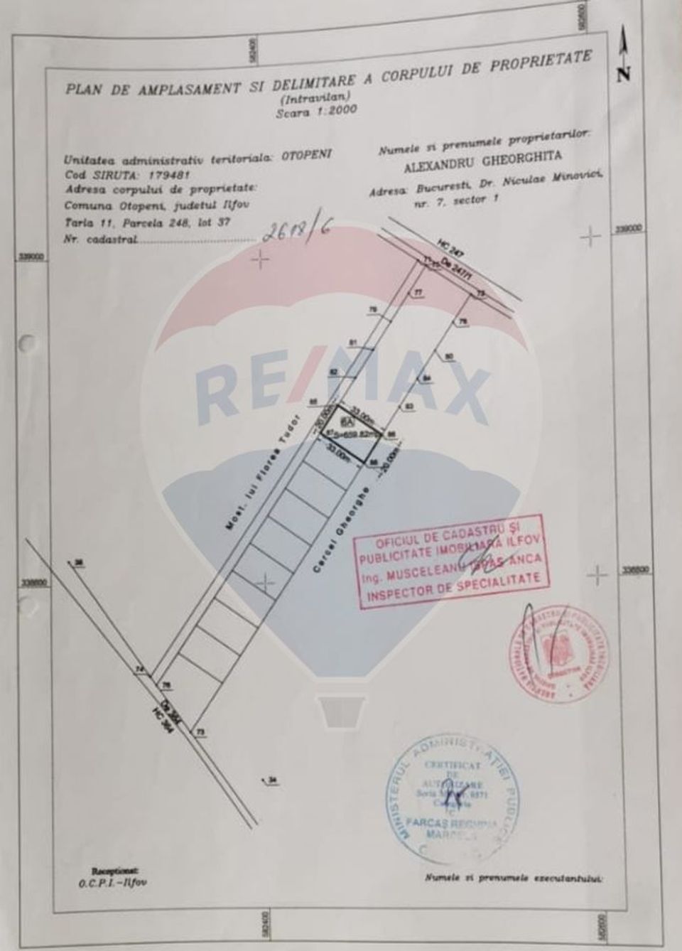 Teren Otopeni -ODAI / Strada Constantin Brancoveanu