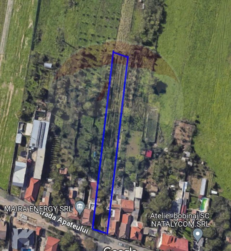 Teren Intravilan, Salca/Nufărul, Strada Apateului, De Vânzare