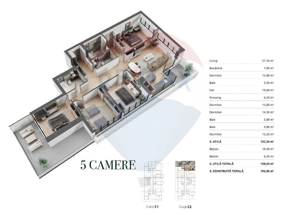 Apartments for sale in Baneasa, Gendarmerie