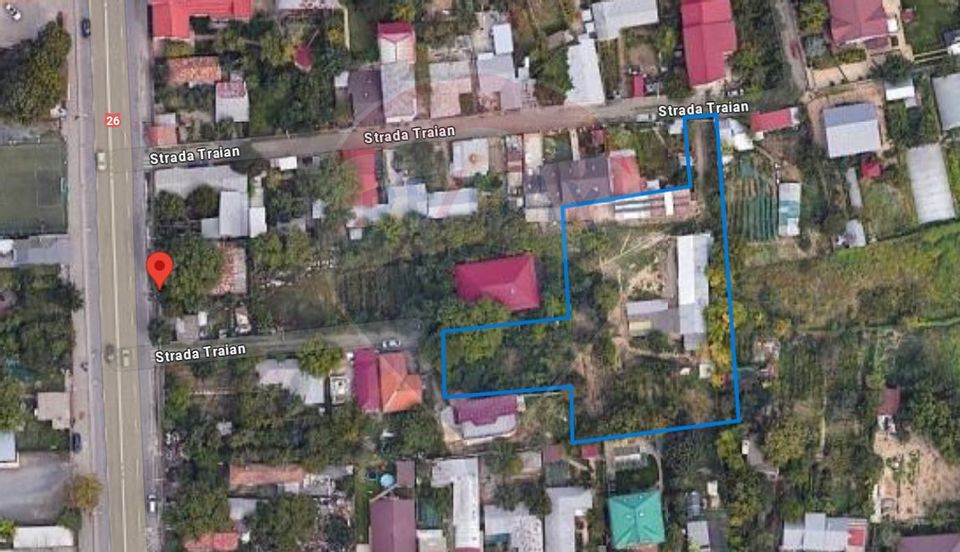 Teren intravilan 2606 mp de vânzare zona Traian Galați