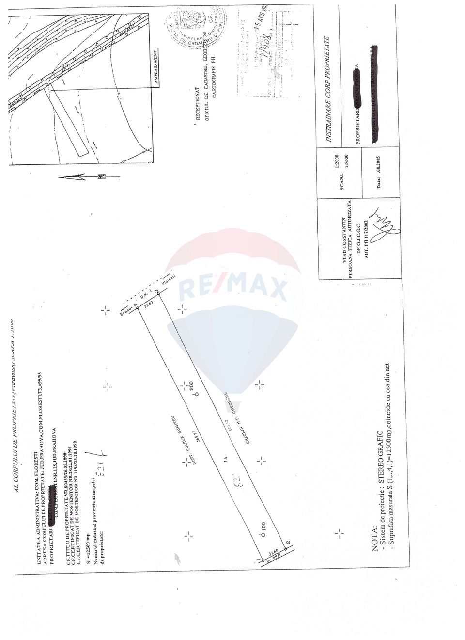 Land 12,500sqm Floresti / DN DN1