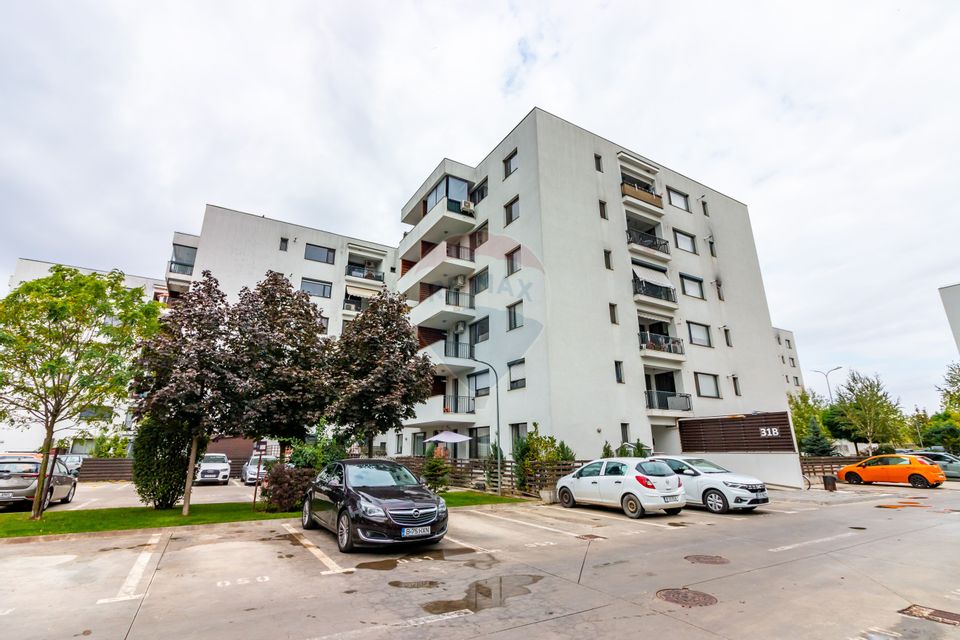 2 camere | Greenfield | Pădurea Băneasa | Balcon | Loc de parcare