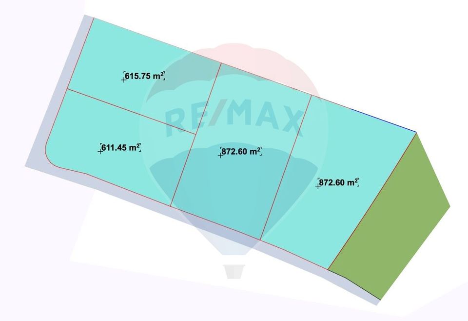 Parcelă 872.6 mp conform PUG revizuit | Chinteni | UTR Locuințe rurale