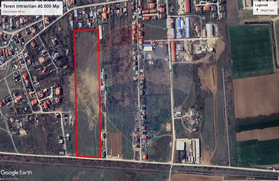 Land 40,000sqm Mogosoaia / Strada Teiului