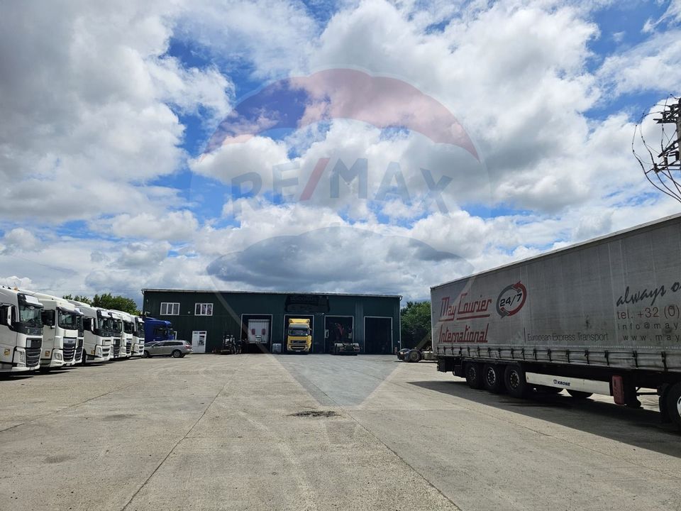 Hală industrială P+1 – 490 mp utili | Teren 2.447 mp | Platformă beton