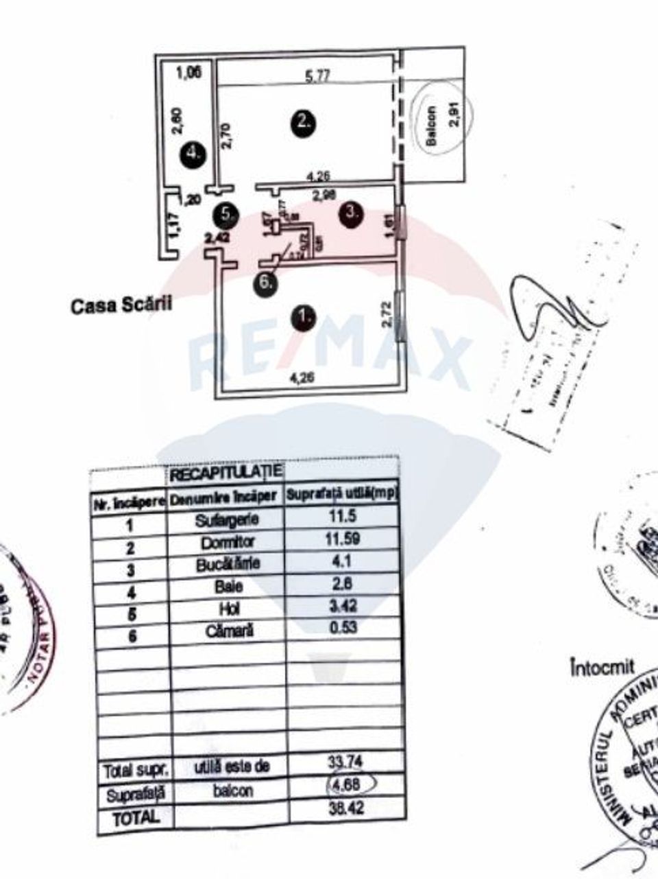 Apartament cu 2 camere de vânzare Micro 19 I Galati