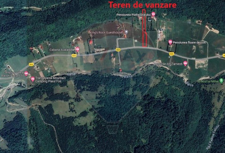 Land 3,997sqm Zarnesti / Strada Plaiu Foii