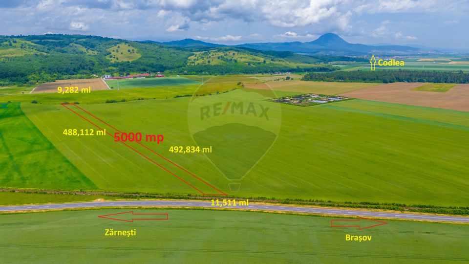 Land 5,000sqm Rasnov / Strada Fara Nume