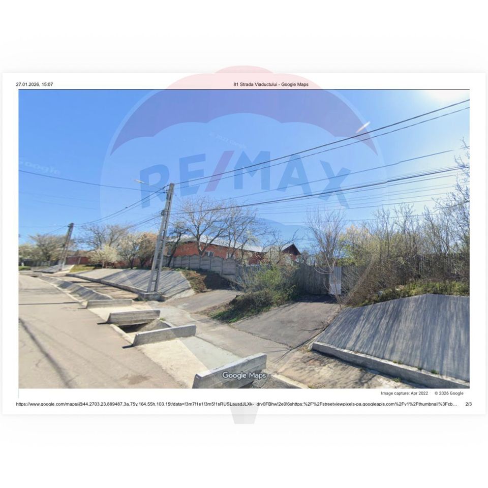 Land 1,895sqm Carcea / Strada Viaductului