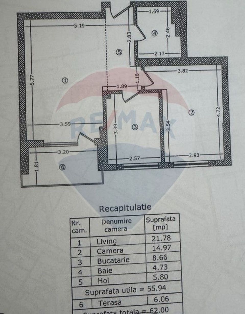 Apartament cu 2 camere deosebit in GranVia Park Lujerului