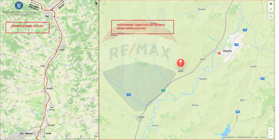 Teren 9.4 ha extravilan + casa 230 mp, COMISION 0%