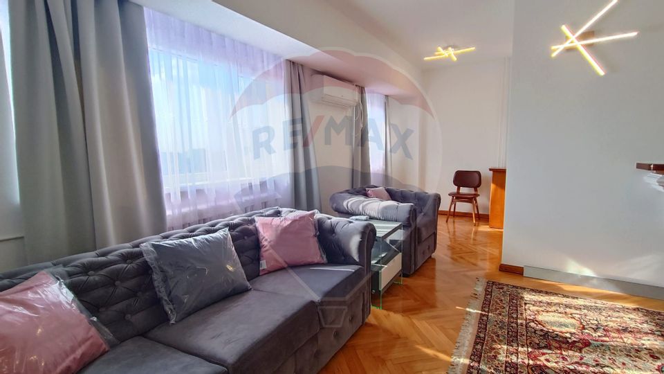 3 rooms rental apartment in Bucharest, Kiseleff, 80 sqm