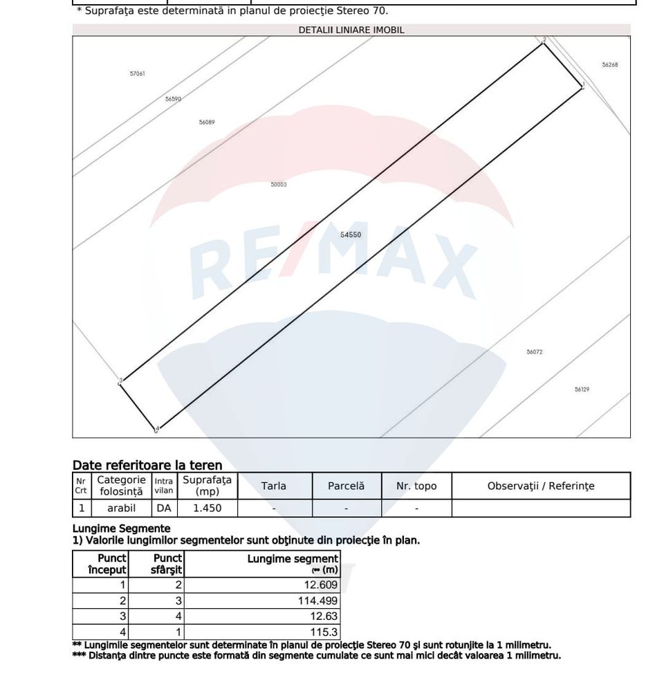 Land 1,450sqm Hidiselu de Jos / Strada Principala