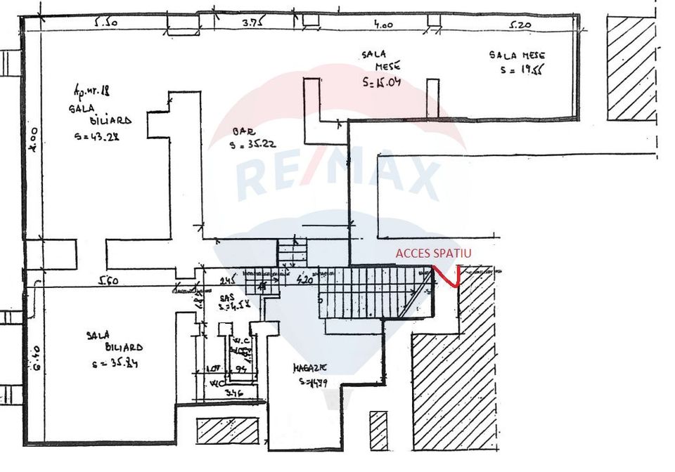 Spațiu comercial de 197.8mp de vânzare în zona Ultracentral