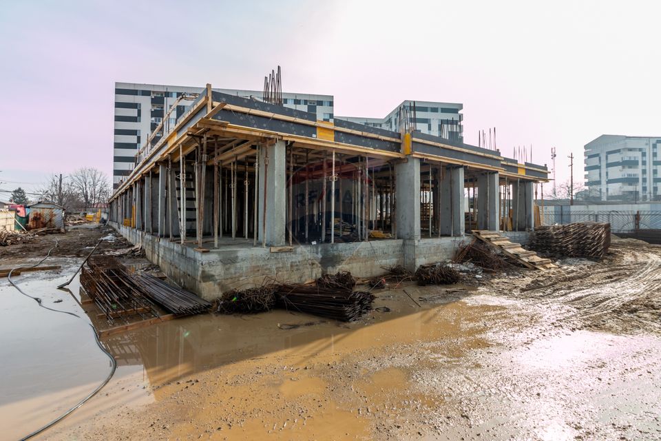 Garsoniera de vânzare / Chiajna / Bloc nou / balcon, loc de parcare.