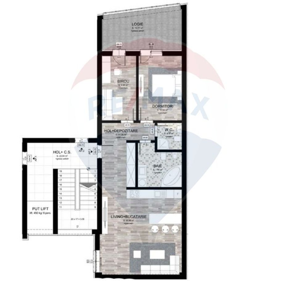 Apartament cu 3 camere de vânzare | Ultracentral | Arossa Center