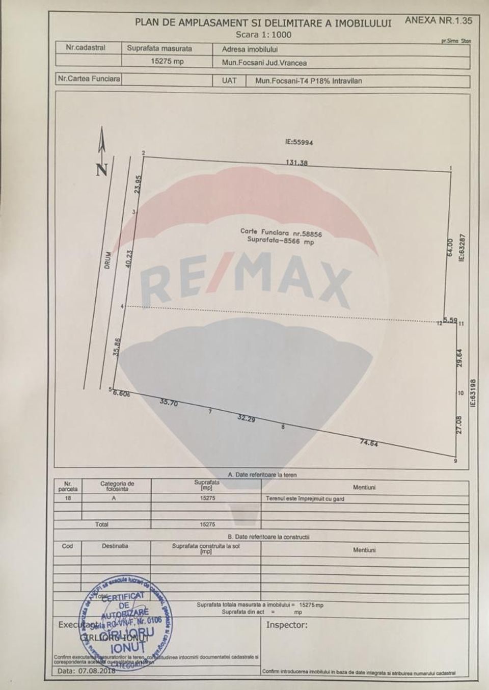 Land 15,300sqm Focsani / Strada Somes