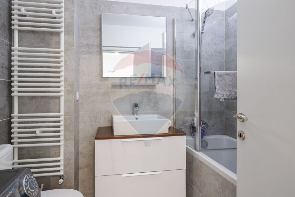 2 camere premium | TERASĂ 25 mp cu deck+vedere lac si pădure I parcare